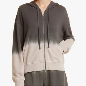 ATM Anthony Thomas Melillo Dip Dye Full Zip Hoodie Womens M NWT